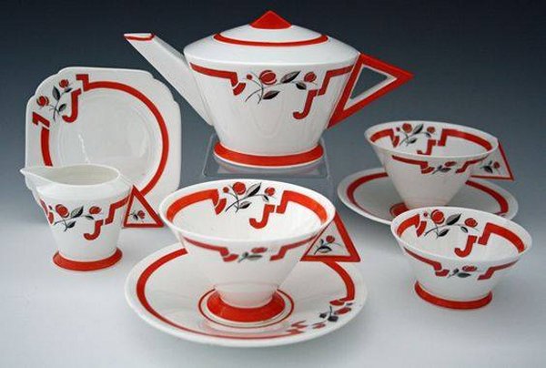 art deco et arts de la table