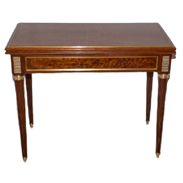 mobilier de style Louis XVI : table à jeu