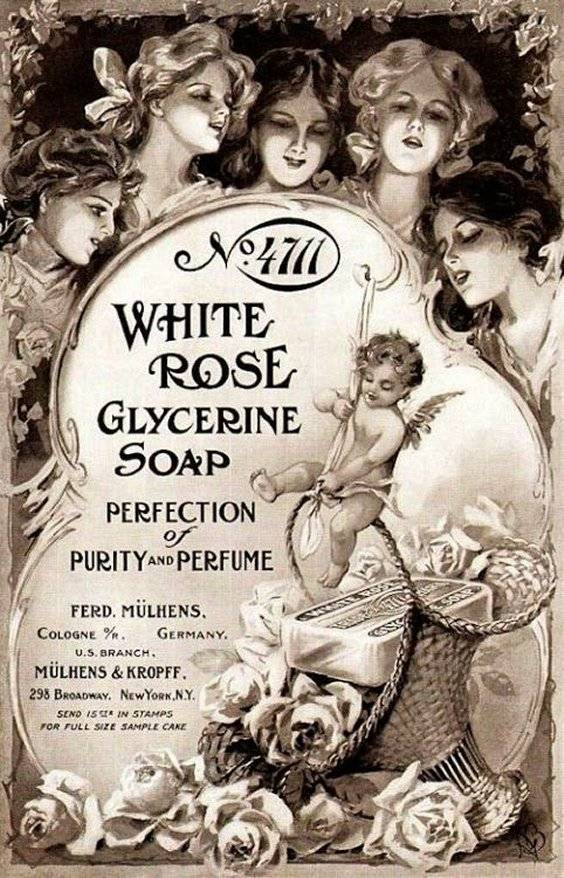 Publicité pour du savon (affiche art nouveau)