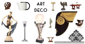 l'art déco est un courant artistique né dans les années 1910 et qui prendra son nom seulement dans les années 60, c'est un style de déco qui revient en force sur le devant de la scène et qui rencontre encore de nos jours un vif succès . Le style Art déco tire son nom de l'exposition des arts décoratifs de Paris en 1925
