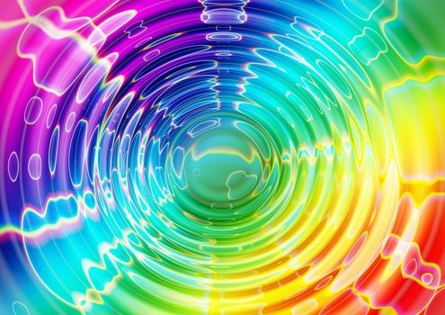 Vague de couleurs illustrant la diversité des goûts en décoration intérieure