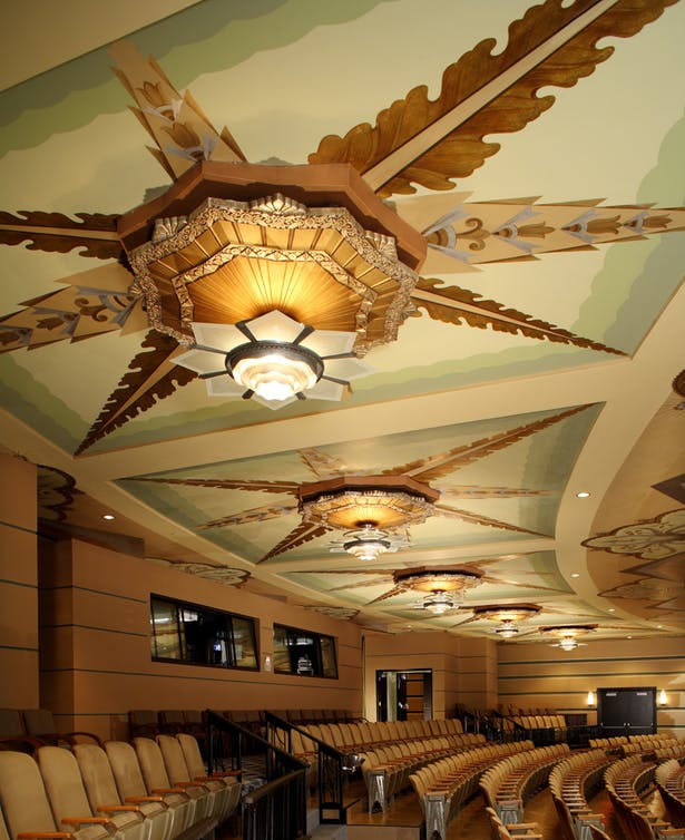 Théâtre et décor intérieur Art déco Décor intérieur du Martin Woldson Theater de style Art déco