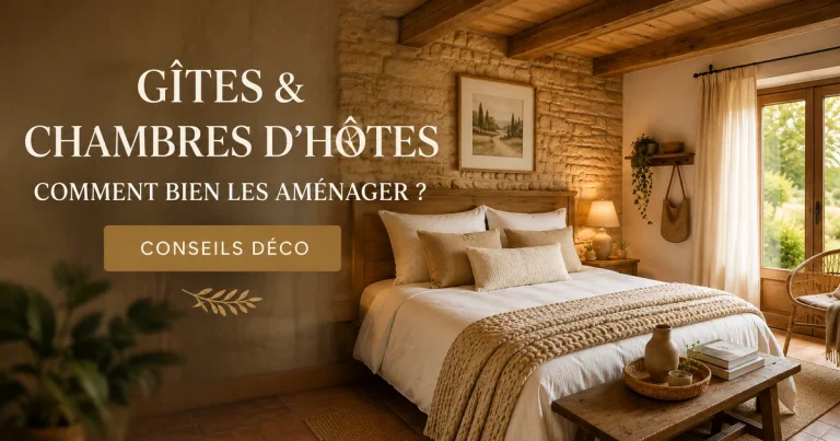 Gîtes et chambres d’hôtes : comment bien les aménager ?
