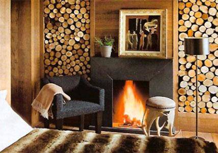 Le style chalet de haute montagne réchauffe l'ambiance d'une pièce par son aspect convivial sans pour autant avoir des murs recouverts de lambris