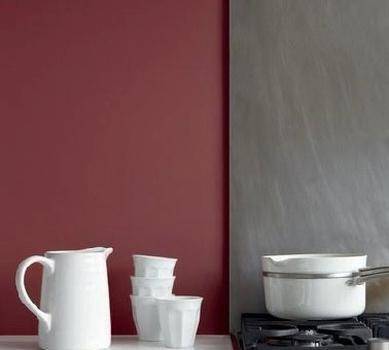 Mur de couleur Marsala de Tollens