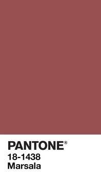 Pantone 18-1438 Marsala