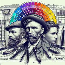 roue chromatique et Vincent van Gogh