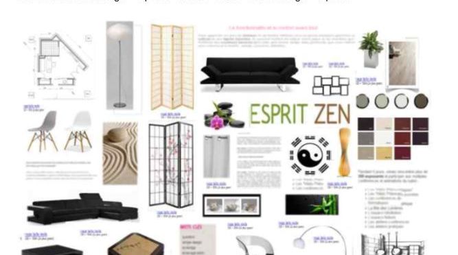 le décorateur en ligne, via les esquisses 3D, des plans , des planches tendance vous donne une idée précise de votre futur intérieur, Outre l'aspect économique et pratique, Le coaching déco en ligne de la simple planche tendance déco au coaching VIP sur site vous garantie de réussir votre décoration d'intérieur La planche Tendance Déco Amenagement de DecoEnLigne.org meilleure façon de démarrer économiquement un projet déco par Internet