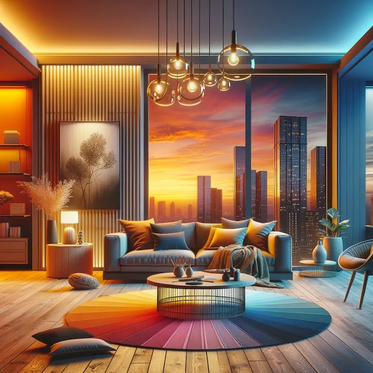 Association de couleurs équilibrée pour une décoration intérieure harmonieuse