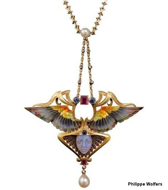 Art Nouveau et Belle époque : Les années 1900 avec les bijoux de Philippe Wolfers